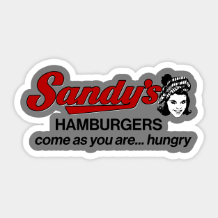 Sandy's Hamburgers Fast Food Drive In Sticker